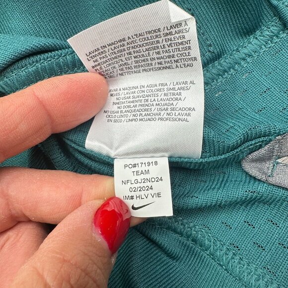 Nike Jalen Hurts Jersey Youth Boys Size L Midnight Green Philadelphia Eagles 90$ - Picture 10 of 16